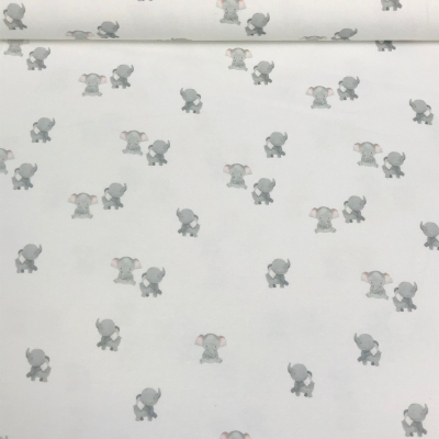 Jersey | ELEFANTEN | Grau Weiß